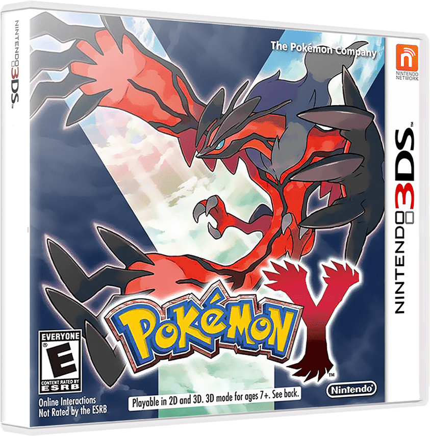 Pokemon Y box art for Nintendo 3DS